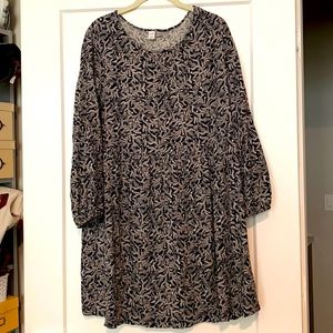 Black flowy dress from Old Navy